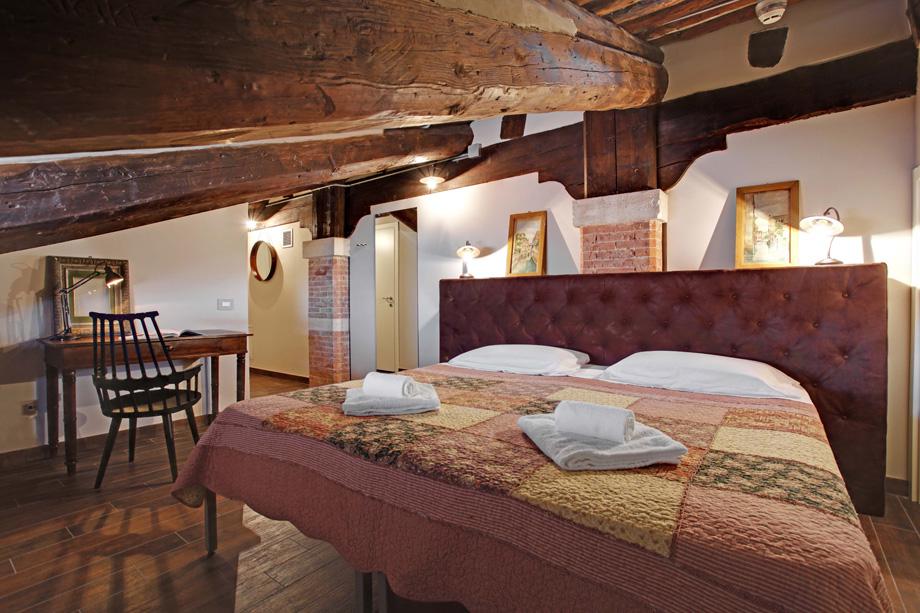 An attic suite at Generator Venice.