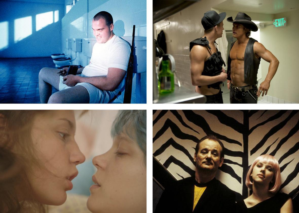 Full Metal Jacket, Magic Mike, Blue Is the Warmest Color, and Lost in Translation 