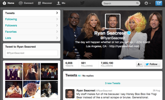 Ryan Seacrest Twitter
