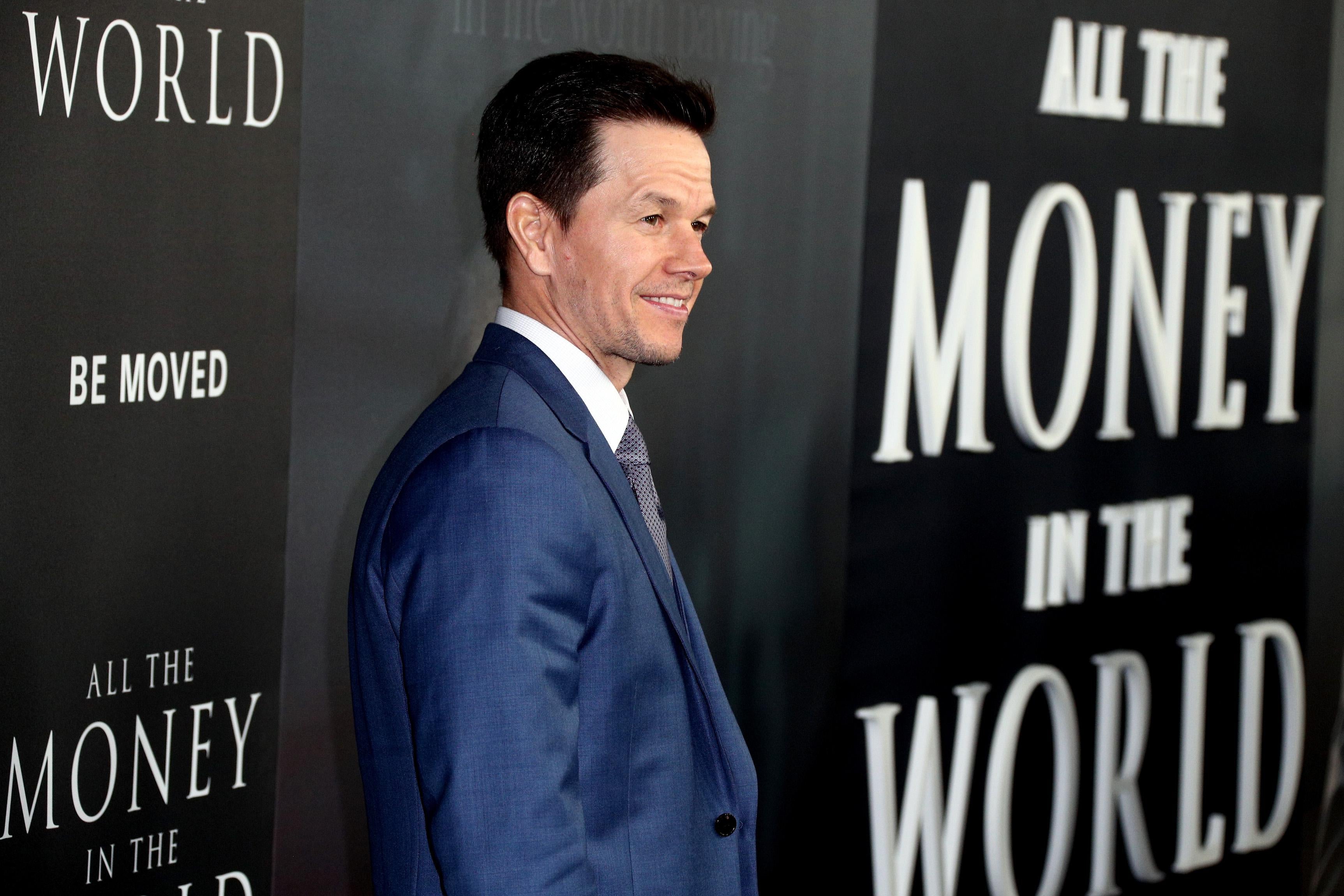 Mark Wahlberg attends the premiere of "All The Money In The World."