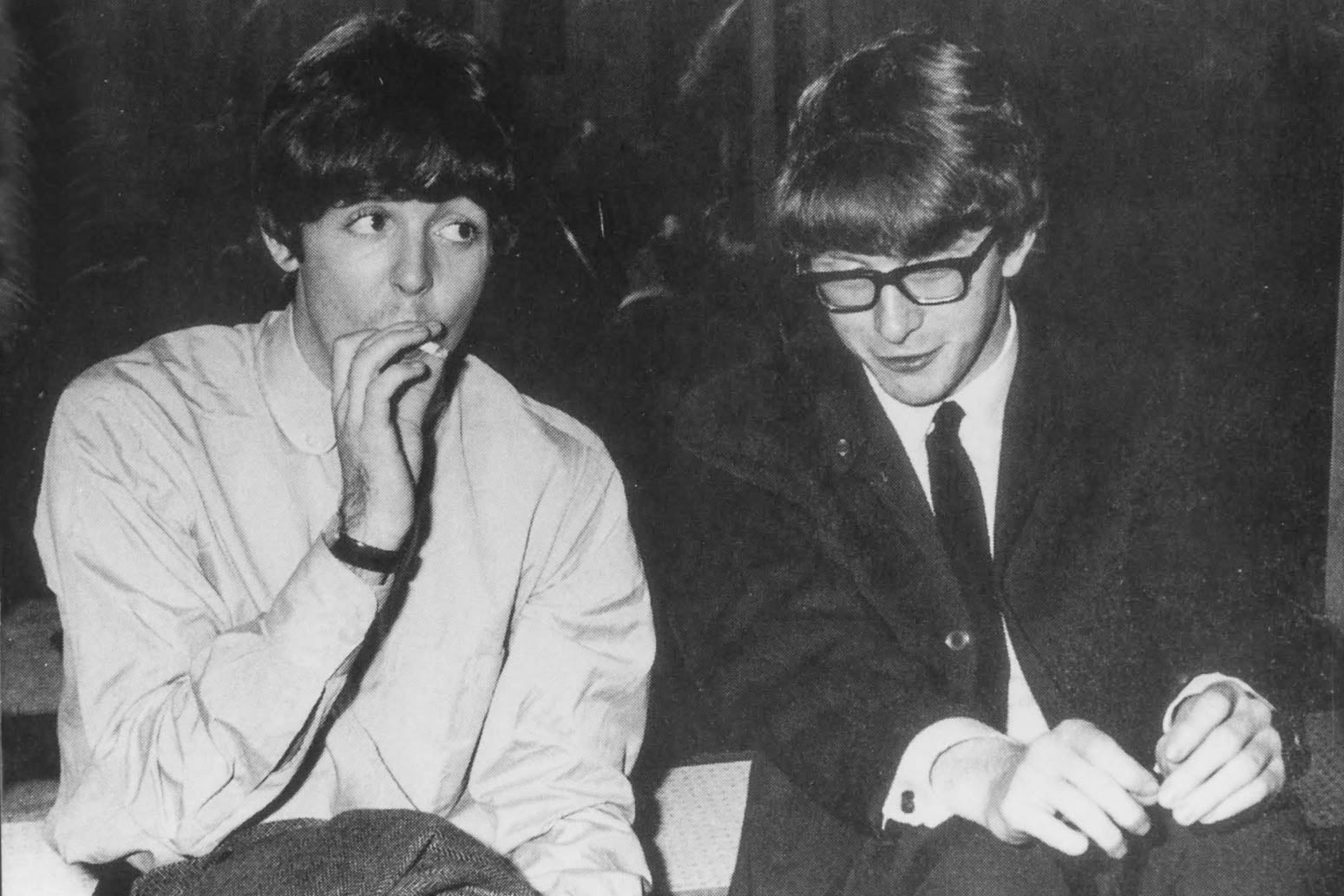 Paul McCartney and Peter Asher. 