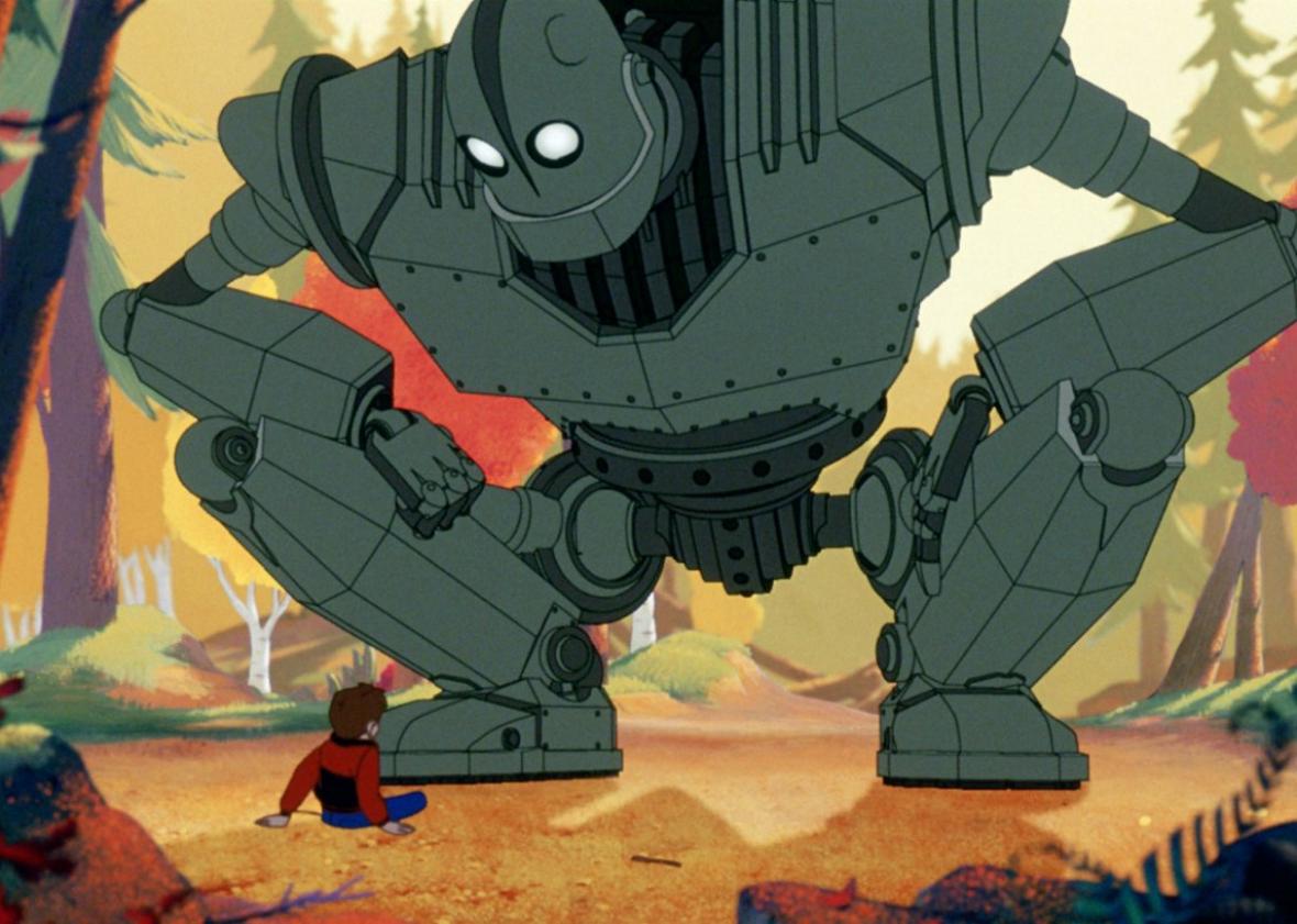 Everyone misunderstood Brad Bird's The Iron Giant, which is not about guns, it's about sin.