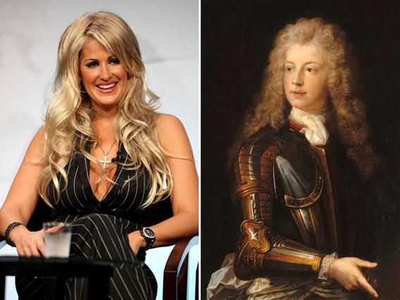 Star Kim Zolciak of 'The Real Housewives Of Atlanta' and Louis-Auguste II de Bourbon.