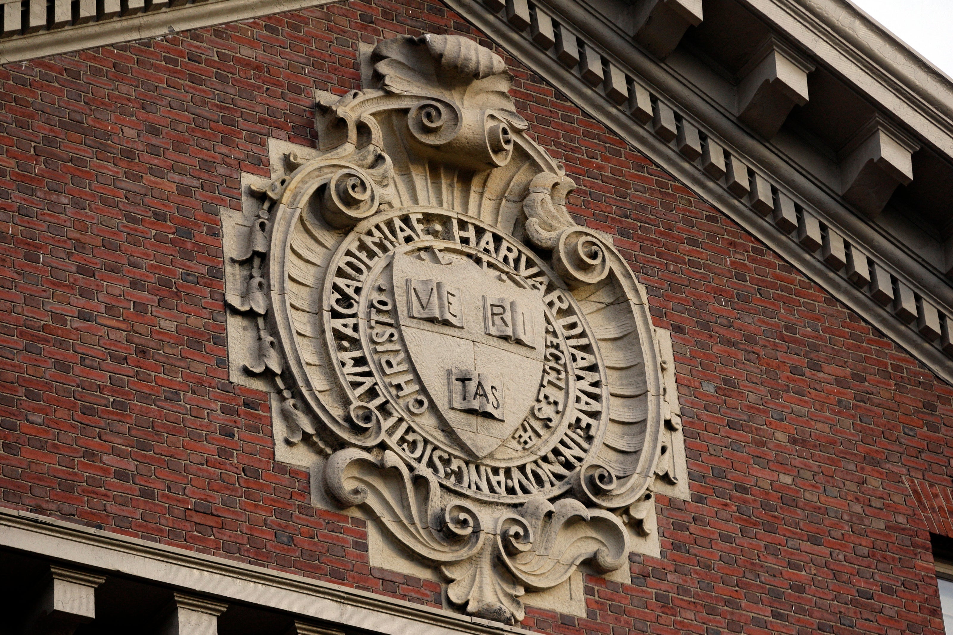 The Harvard seal.