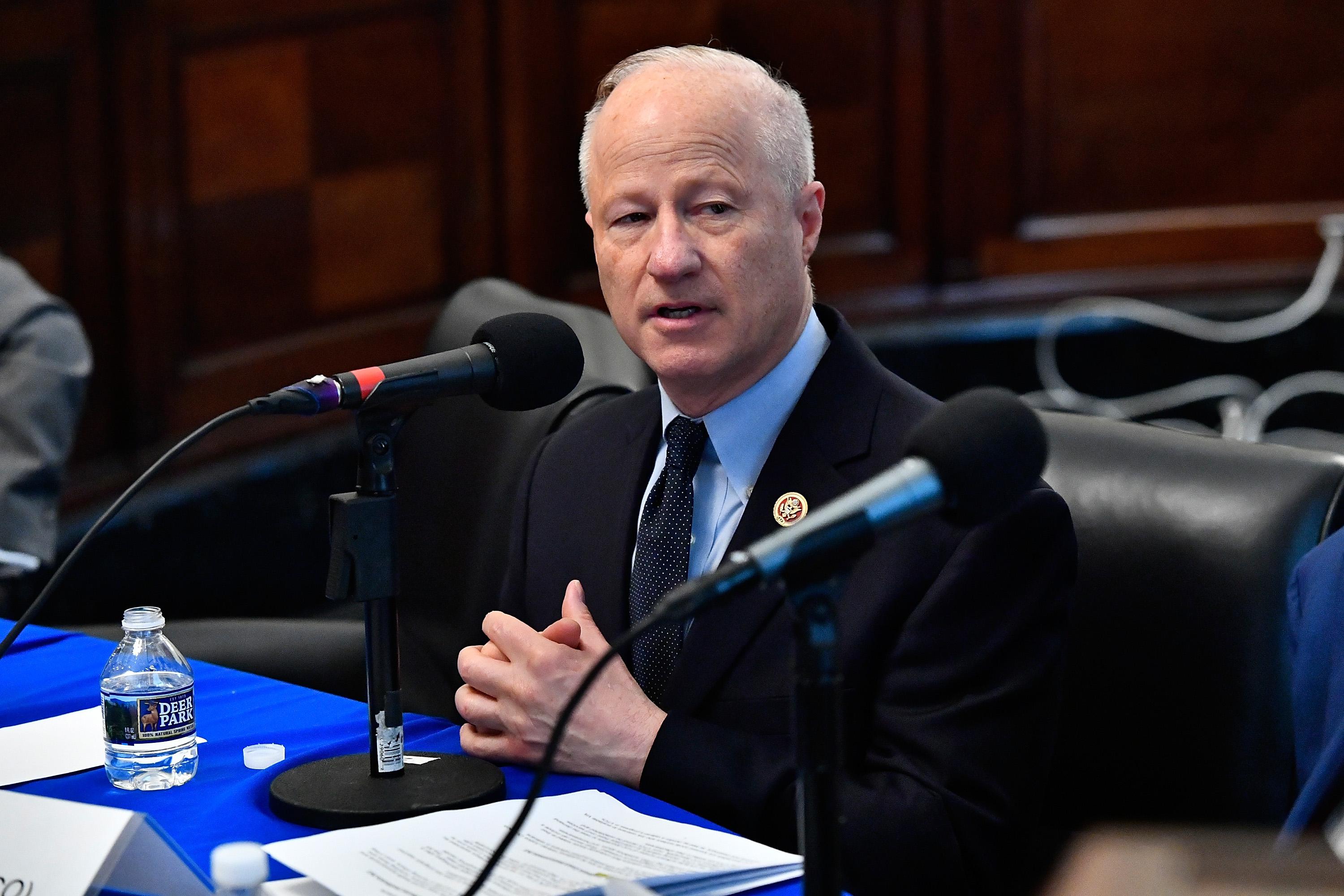 Rep. Mike Coffman appears on at a SiriusXM event on Capitol Hill.