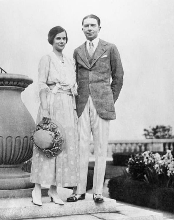 Henry Francis du Pont and wife, Ruth, 1916.