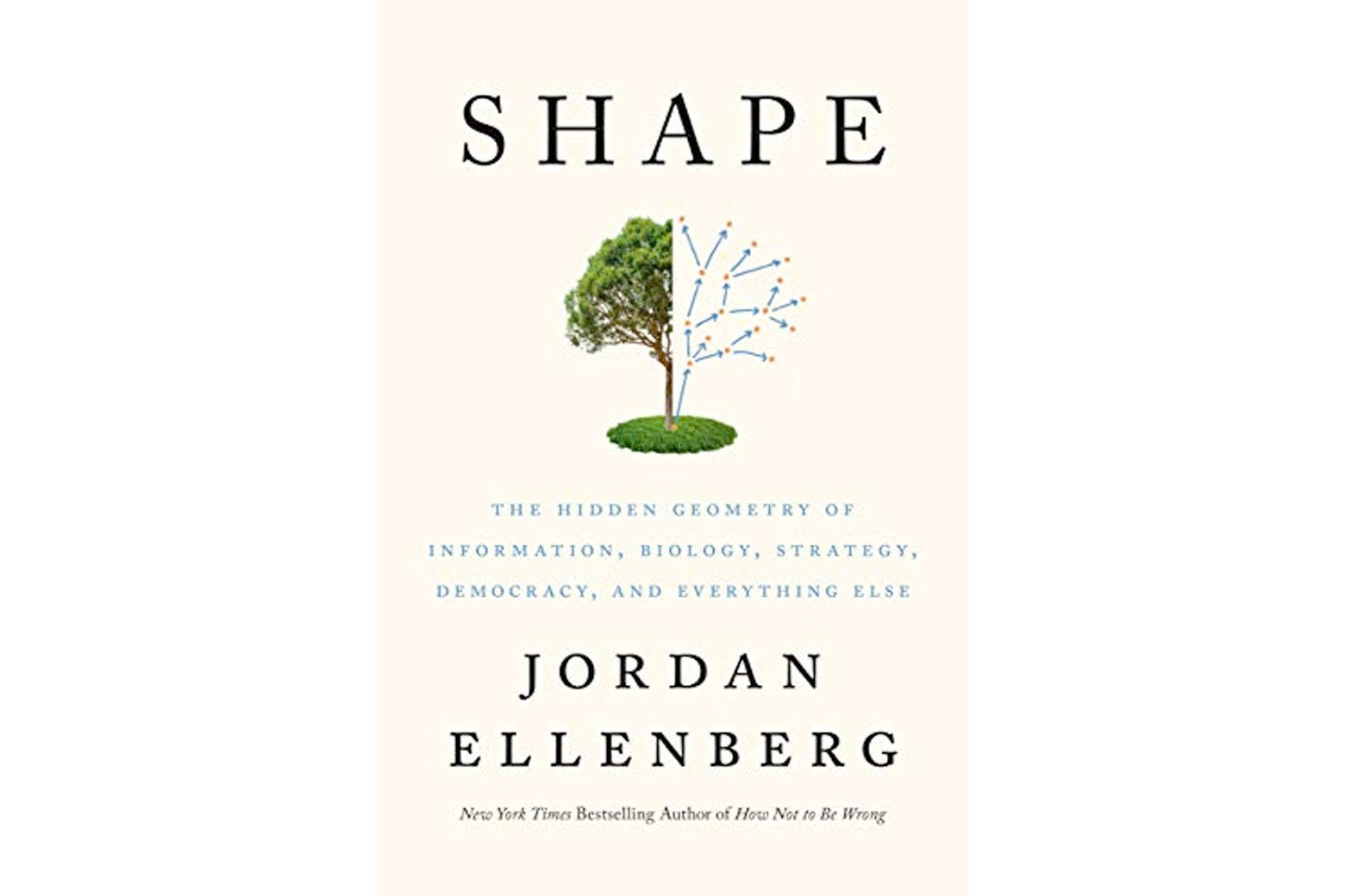 The cover of Jordan Ellenberg's book Shape