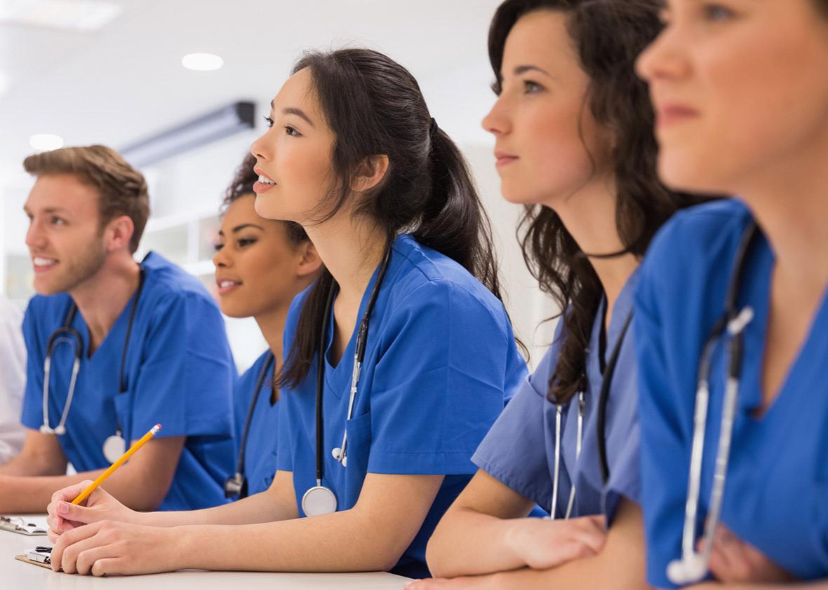 Medical School Students Classroom