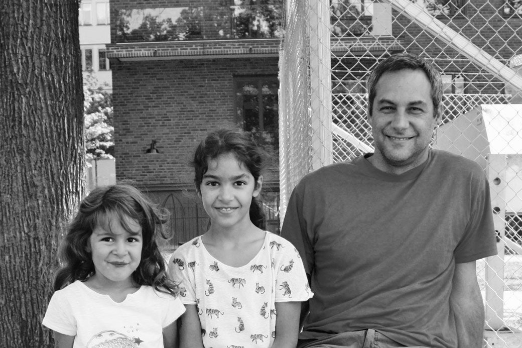 Workers are entitled to take at least four weeks of their annual leave during the summer months so they can soak up time outdoors like this family, who are photographed taking a break from rollerblading in Odenplan.