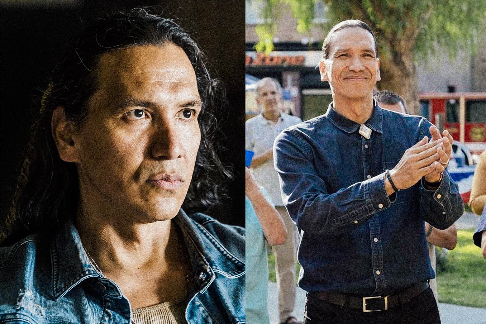 Michael Greyeyes in Wild Indian and Rutherford Falls
