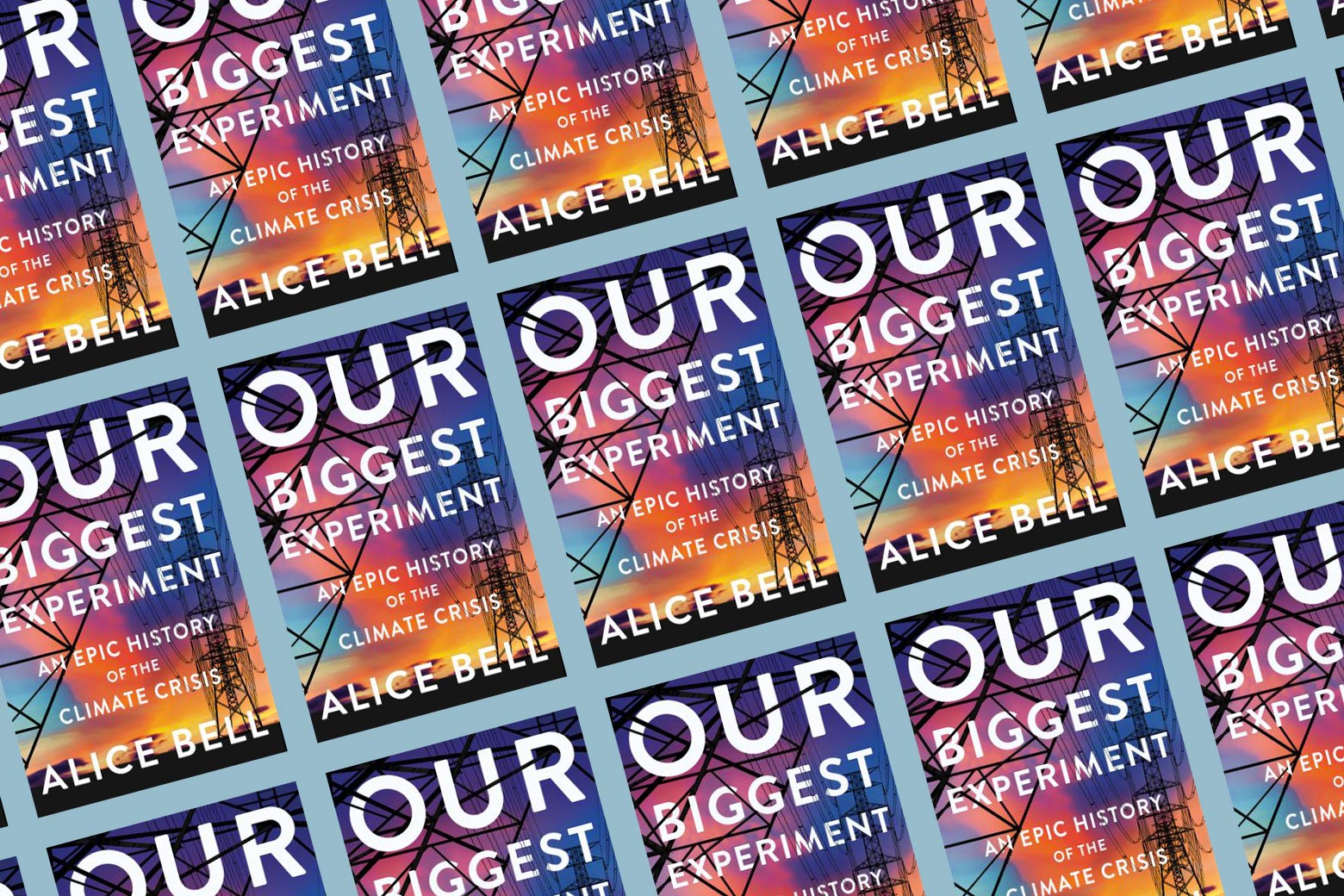 Our Biggest Experiment book cover tiled
