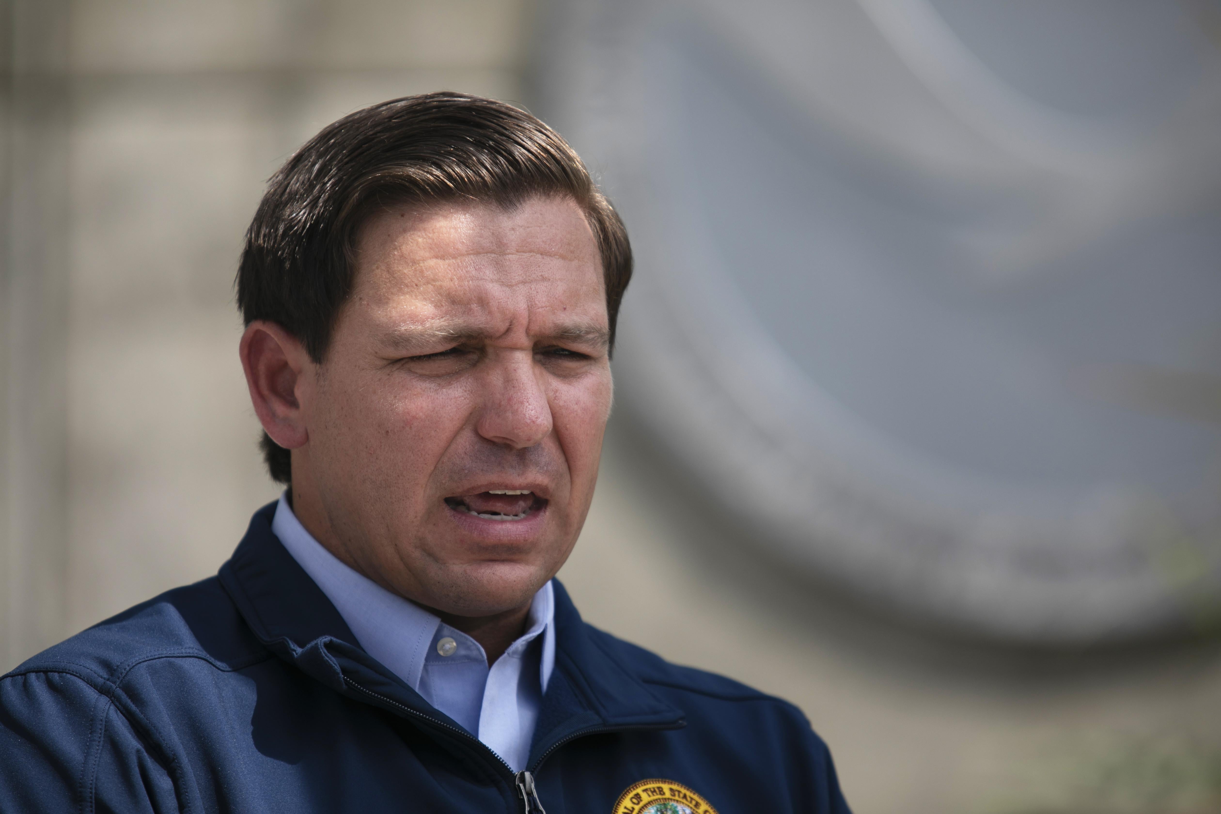 Ron DeSantis speaks.