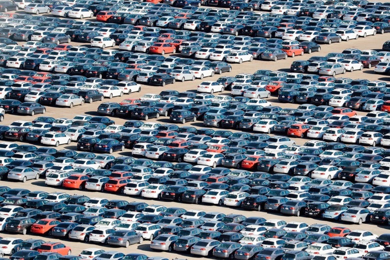 Astounding photos capture graveyards of unused dockless vehicles