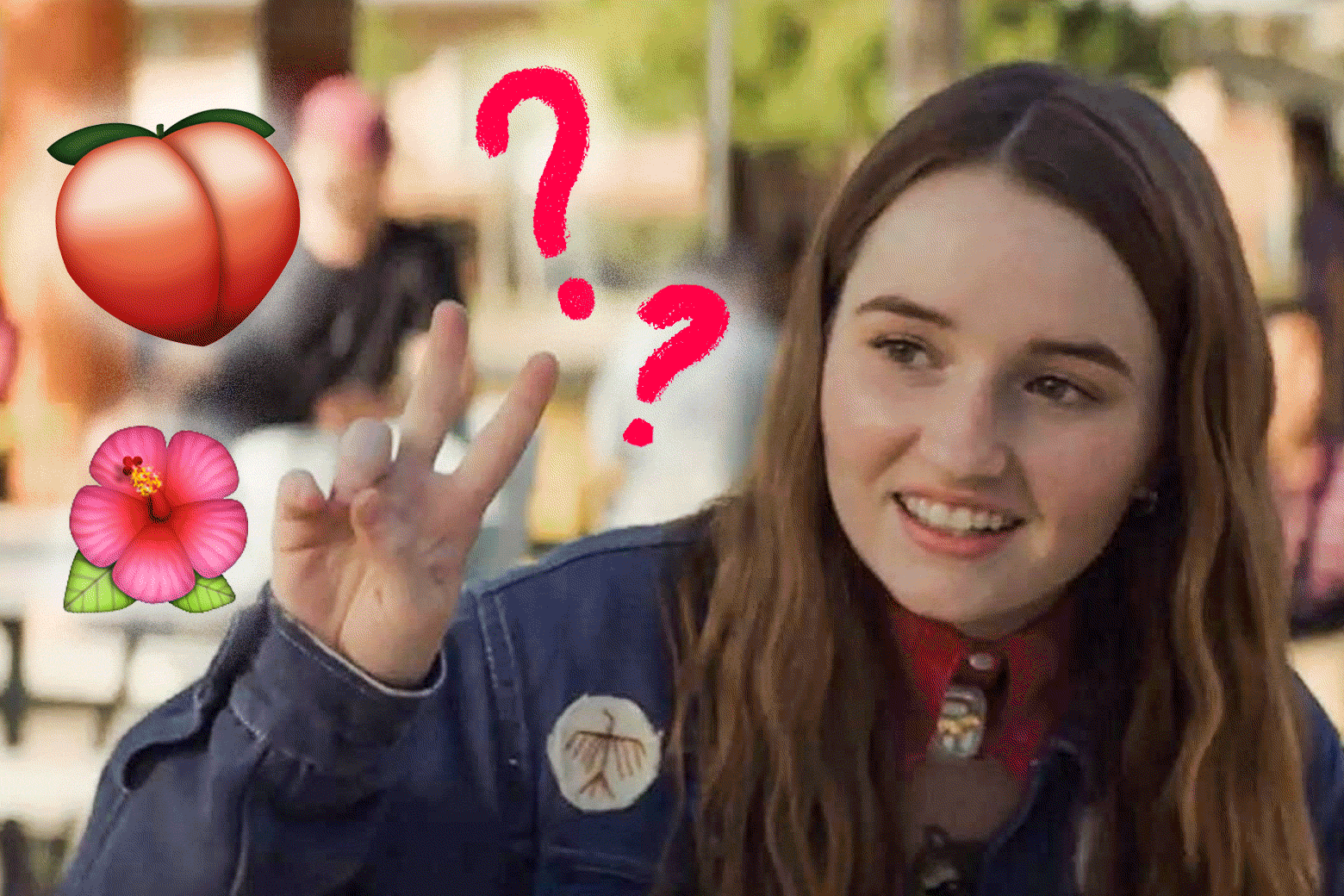 A GIF of scenes from Booksmart