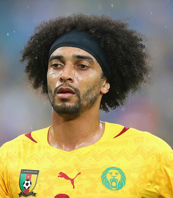 Benoît Assou-Ekotto of Cameroon looks on during the 2014 FIFA World Cup Brazil.