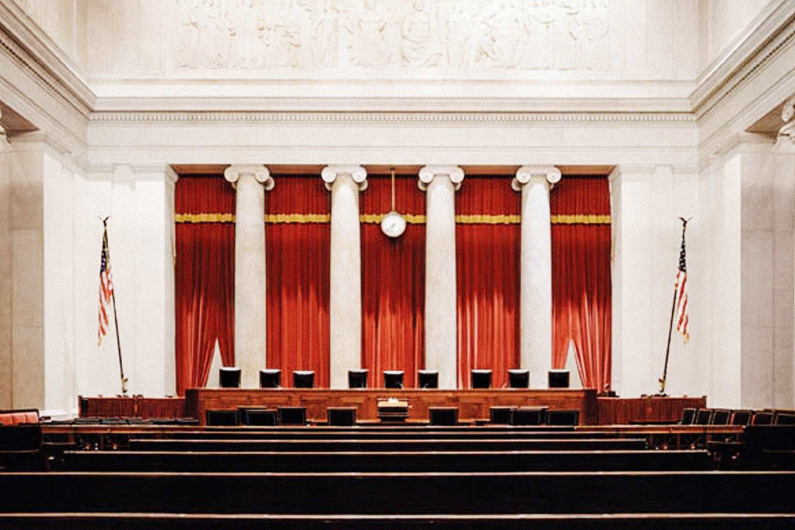 Interior of the Supreme Court chamber