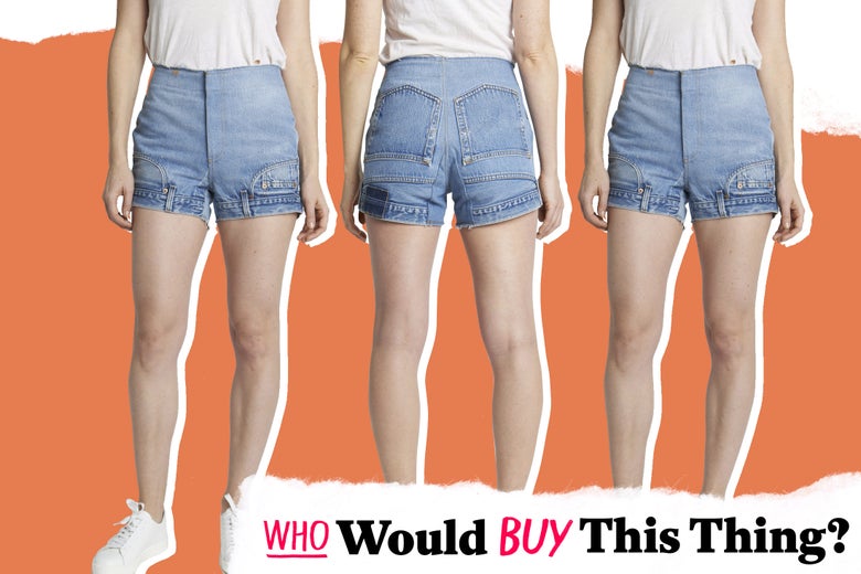 CIE Denim’s upside-down jean shorts: Who would buy them?