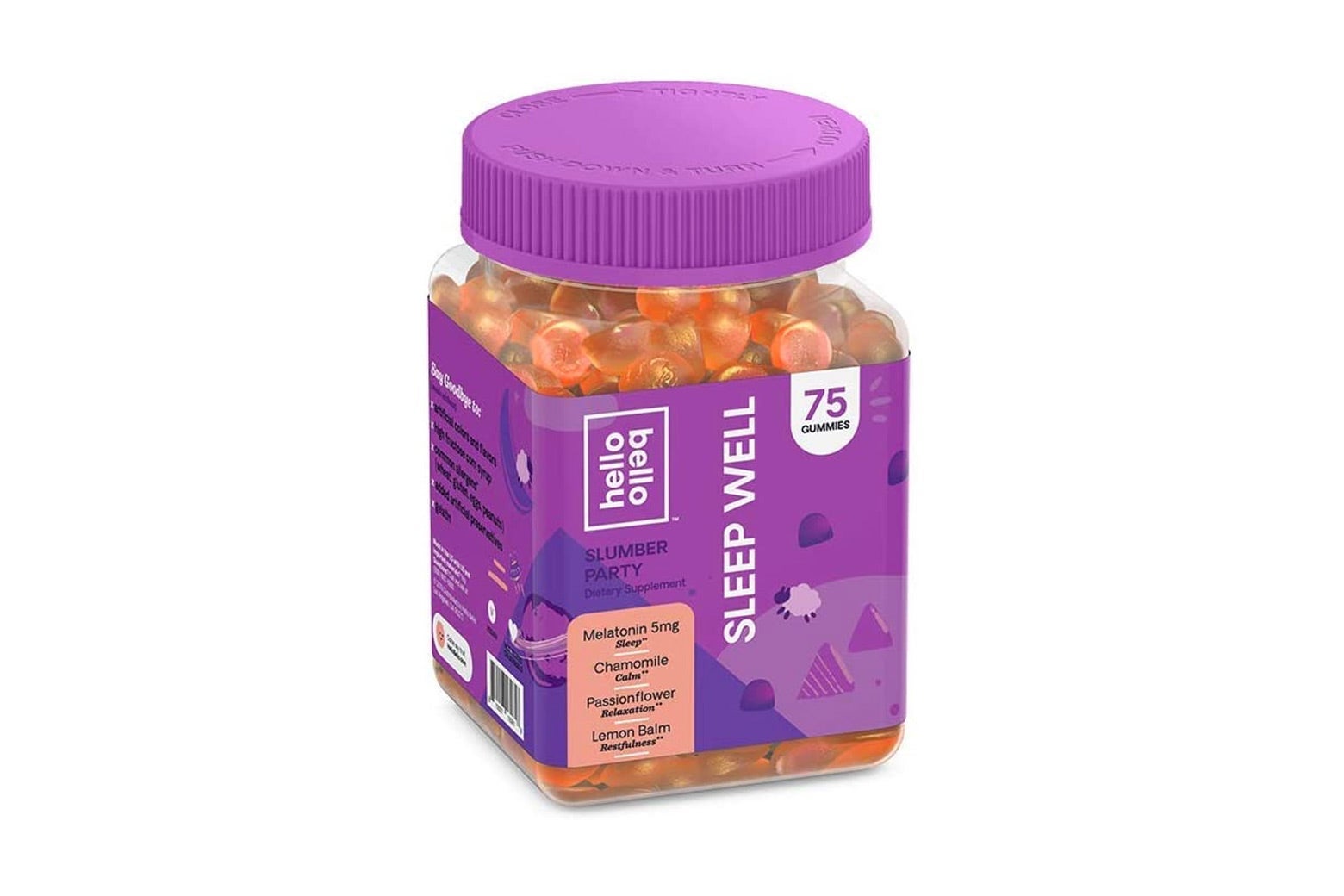Jar of orange gummy vitamins