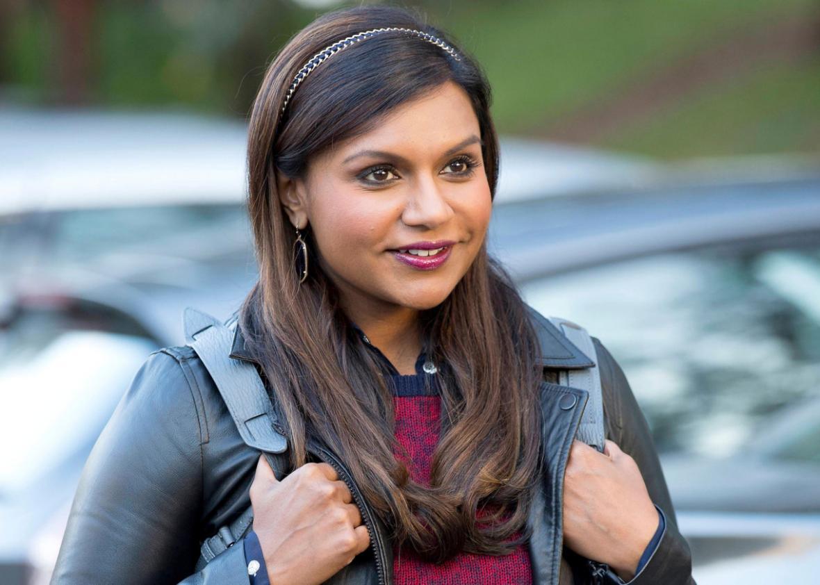 Mindy Kaling as Mindy Lahiri in The Mindy Project.