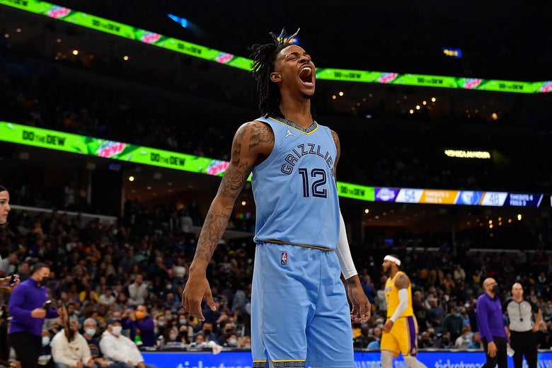Memphis Grizzlies star Ja Morant tells fans to 'jump with me' after  stunning NBA world with 'dunk of the year candidate