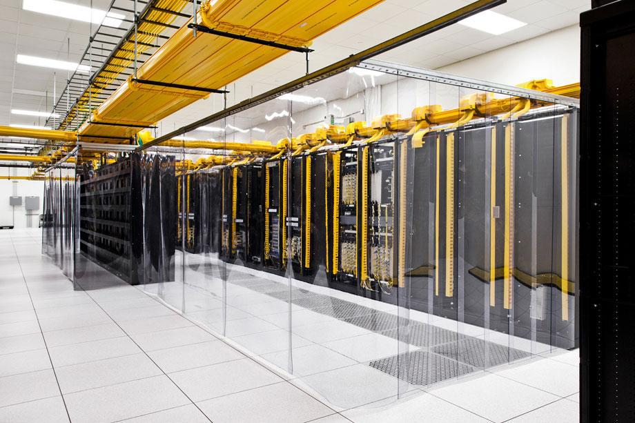 A glimpse into Google's data centers. 