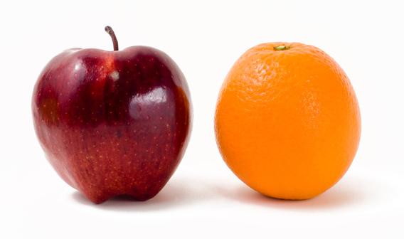 apple and orange