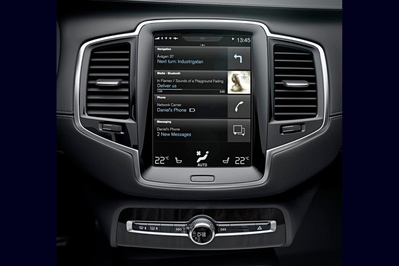 The Volvo Sensus system.