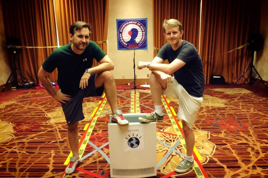 Brad Rutter and Ken Jennings.
