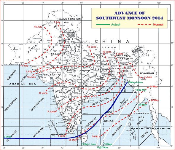 2014 India monsoon season: The most important forecast in the world.