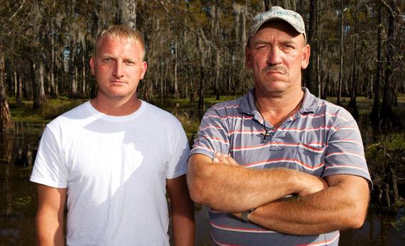 Clint Landry and Troy Landry Swamp People.