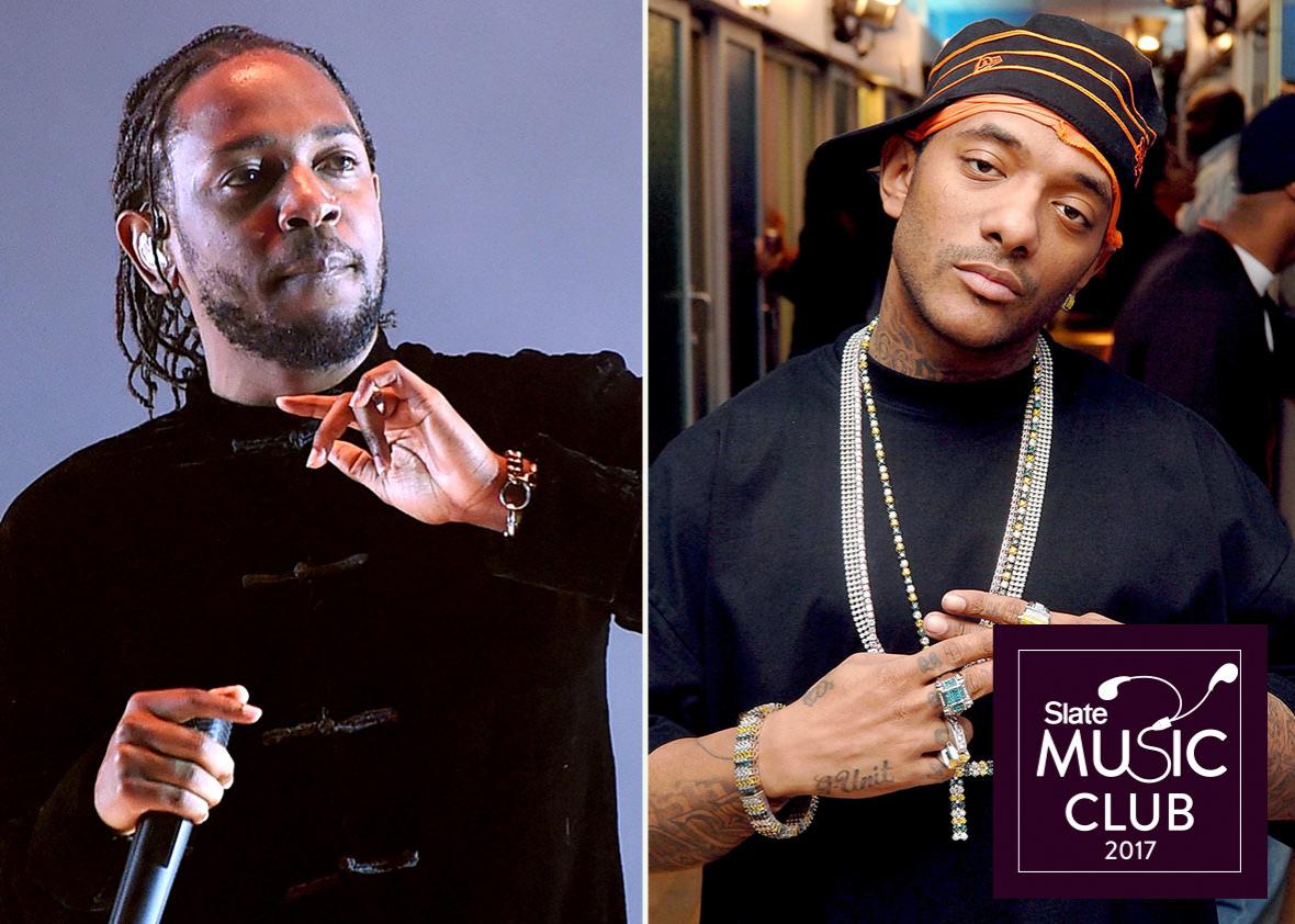 Kendrick Lamar and Rapper Prodigy from the group Mobb Deep