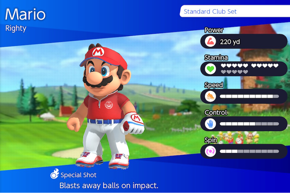 New mario on sale golf game