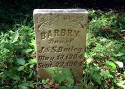 Barbry, born May 13, 1904, died Sept. 22, 1904.