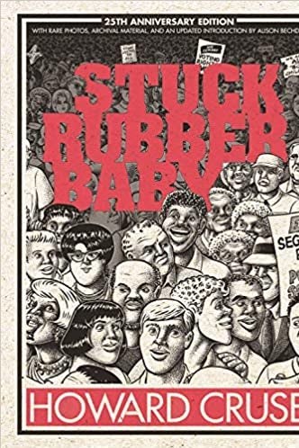 Book jacket for Stuck Rubber Baby.