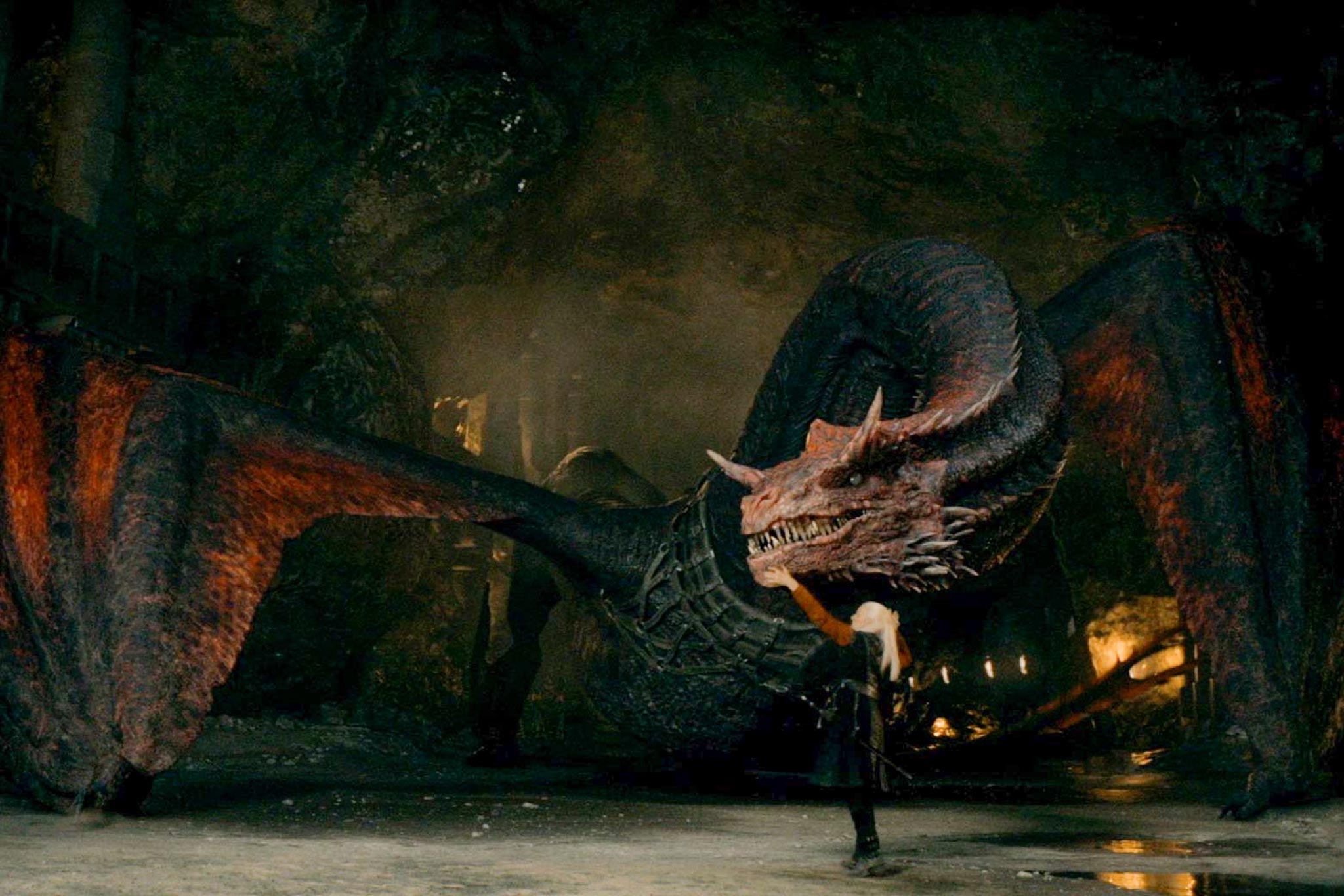 A dragon in House of the Dragon. 