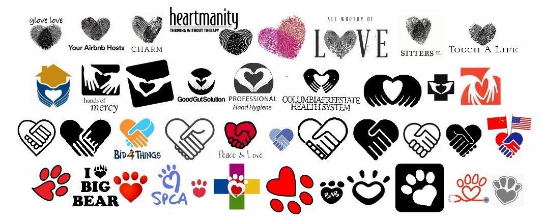 love heart logo