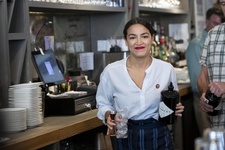 Ocasio-Cortez: Federal tipped minimum wage of $2.13 is “indentured  servitude.”