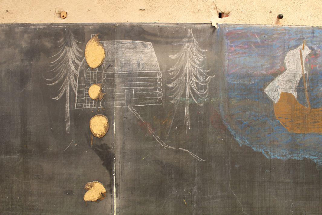 School Scrambles To Preserve Newly Discovered Chalkboards From 1917 : NPR