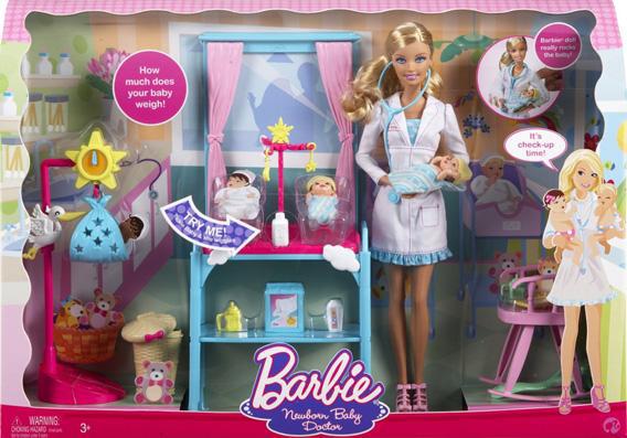 Newborn Baby Doctor Barbie.