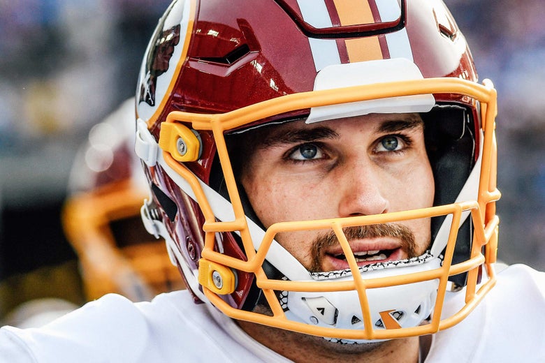 Kirk Cousins during the game between the Washington football team and the Los Angeles Chargers on Sunday, Dec. 10.