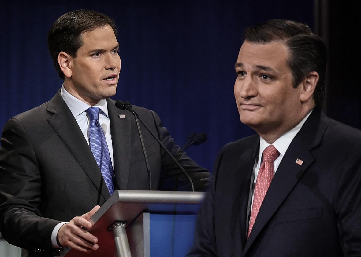 Marco Rubio unleashed a vicious attack on Ted Cruz