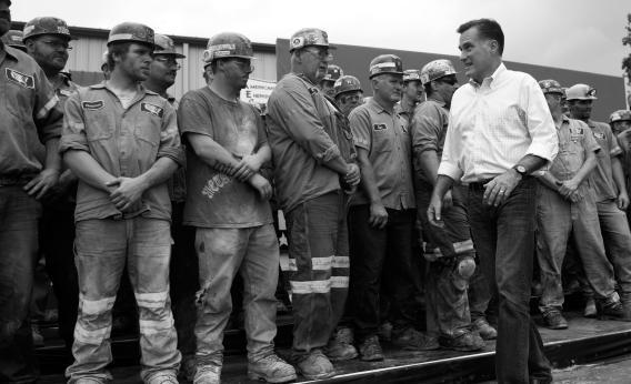 Romney and coal miners