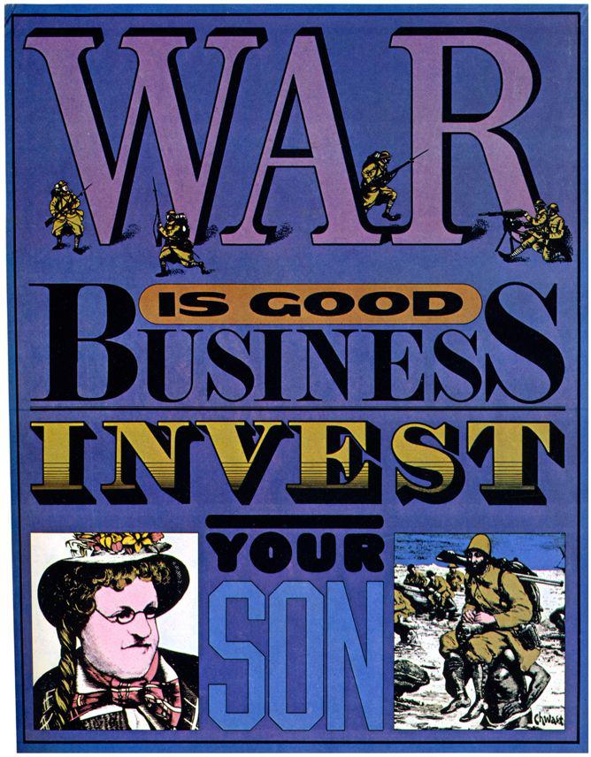 14. Chwast_KickReward_WarBusiness-poster