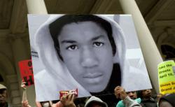 A Trayvon Martin poster. 