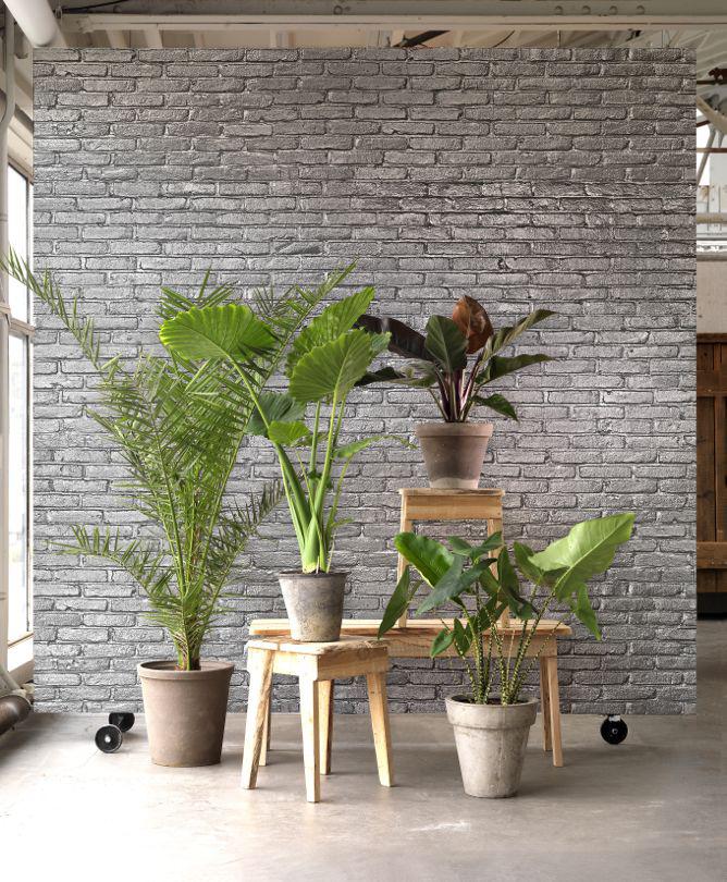 Piet Hein Eek S Nlxl Collection Makes Trompe L Oeil Wallpaper Of Dutch Marble Floors Brick Walls And Weathered Scrapwood Planks For People Who Hate Wallpaper