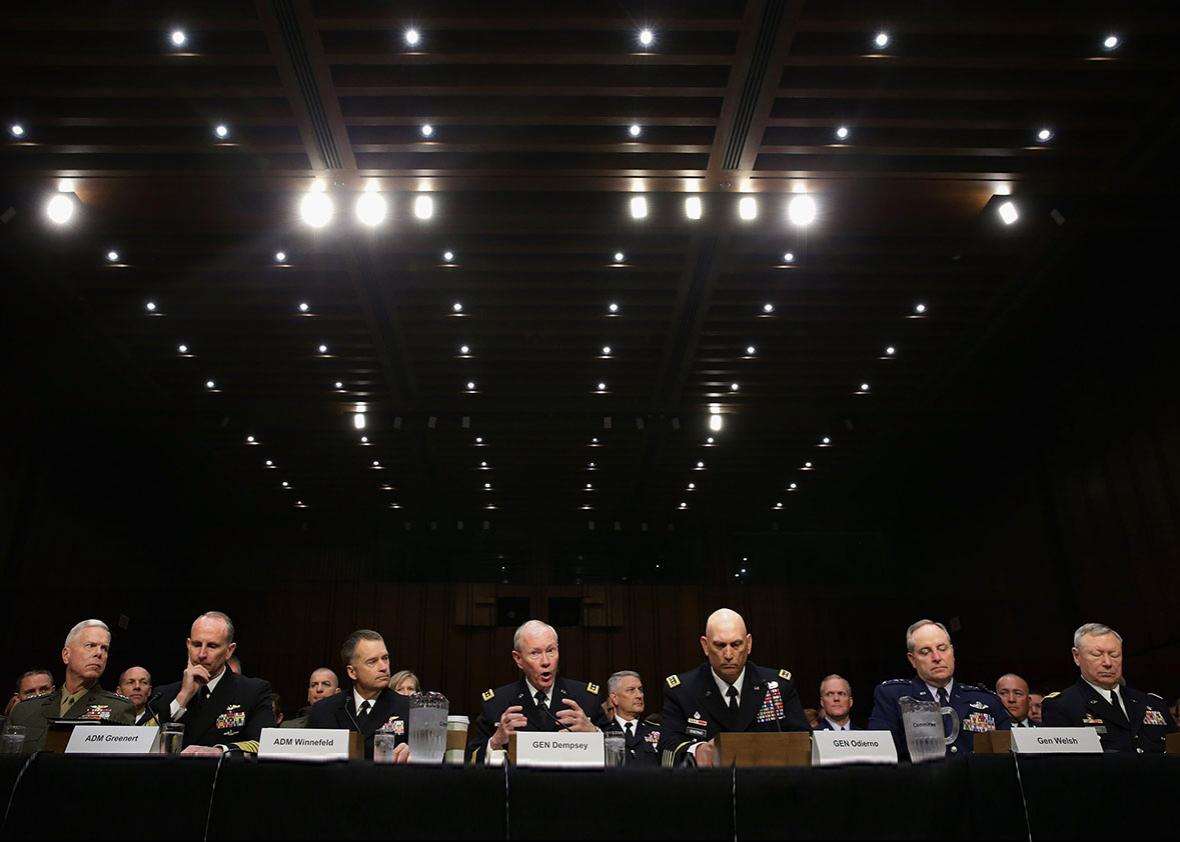 The U.S. military Joint Chiefs of Staff.