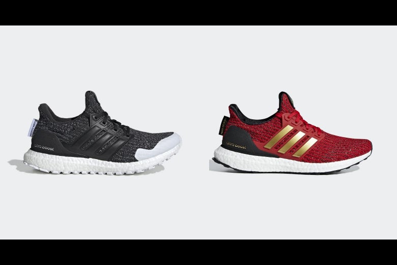 Adidas' Game of Thrones branded sneakers.