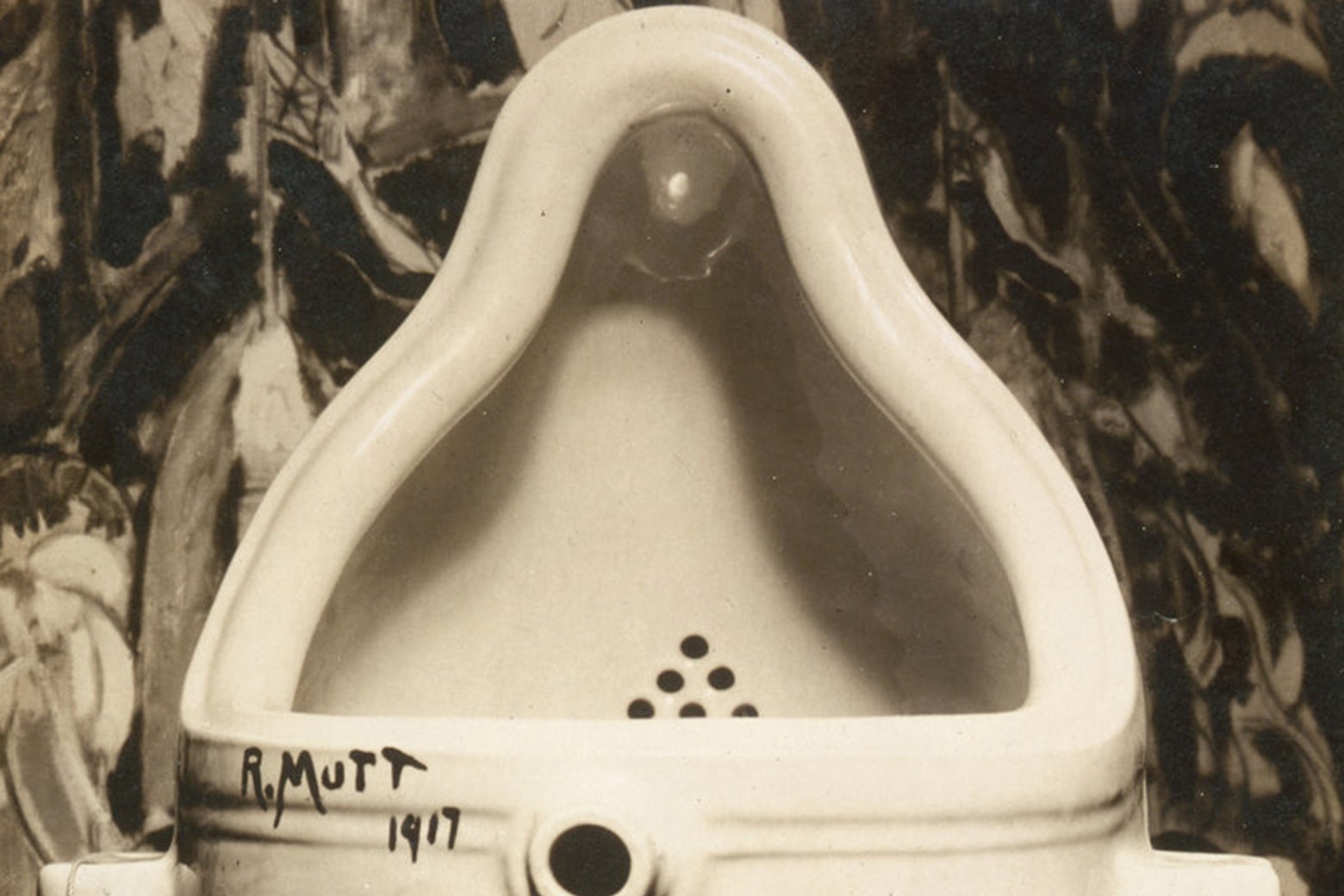 Marcel Duchamp's "Fountain."