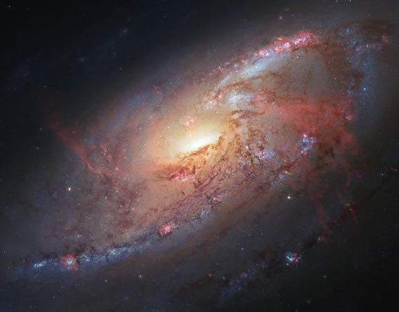 Hubble image of M106