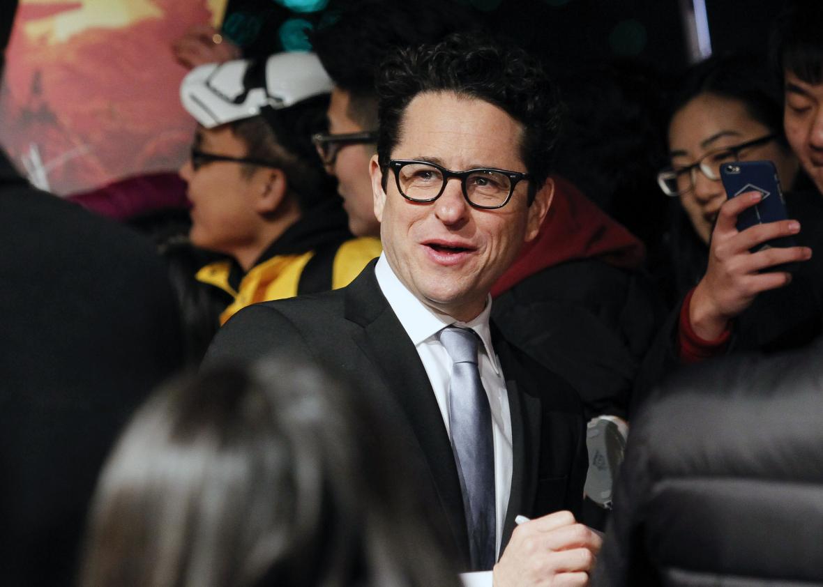 J.J. Abrams at the premiere of Star Wars: The Force Awakens on December 27, 2015 in Shanghai, China.